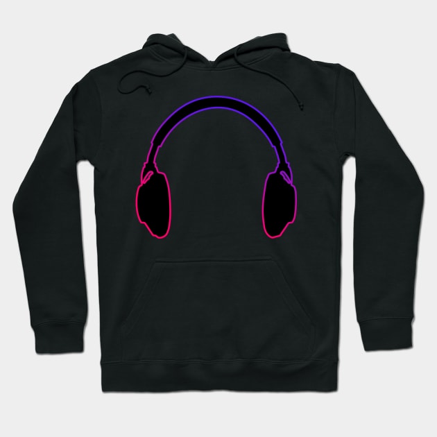 Headphones Hoodie by Zack